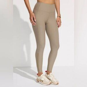 Mondetta‎ | The Active Power Mesh Legging Tan Beige, workout yoga, NWOT Size M